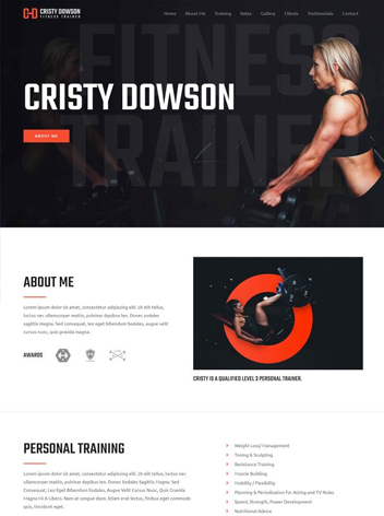 Home fitness coach