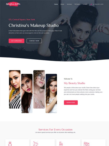 Home makeup artist
