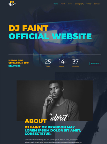 Home official dj